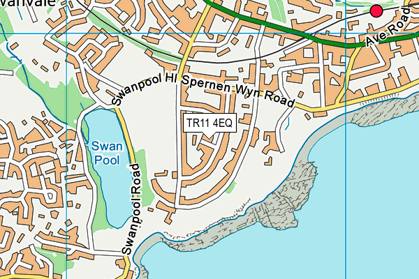 TR11 4EQ map - OS VectorMap District (Ordnance Survey) TR11 4EQ map - OS VectorMap District (Ordnance Survey)