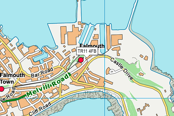 TR11 4FB map - OS VectorMap District (Ordnance Survey) TR11 4FB map - OS VectorMap District (Ordnance Survey)