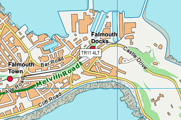 TR11 4LT map - OS VectorMap District (Ordnance Survey) TR11 4LT map - OS VectorMap District (Ordnance Survey)
