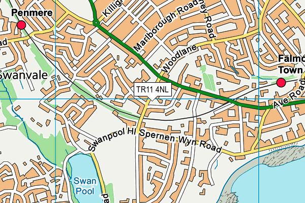TR11 4NL map - OS VectorMap District (Ordnance Survey) TR11 4NL map - OS VectorMap District (Ordnance Survey)