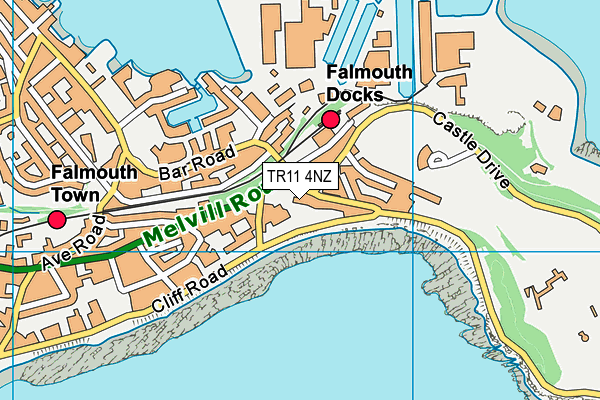 TR11 4NZ map - OS VectorMap District (Ordnance Survey) TR11 4NZ map - OS VectorMap District (Ordnance Survey)