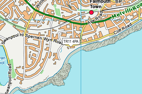 TR11 4PA map - OS VectorMap District (Ordnance Survey) TR11 4PA map - OS VectorMap District (Ordnance Survey)