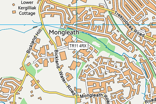 TR11 4RX map - OS VectorMap District (Ordnance Survey) TR11 4RX map - OS VectorMap District (Ordnance Survey)