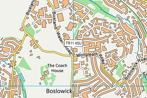 TR11 4SU map - OS VectorMap District (Ordnance Survey) TR11 4SU map - OS VectorMap District (Ordnance Survey)