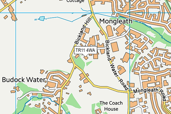 TR11 4WA map - OS VectorMap District (Ordnance Survey) TR11 4WA map - OS VectorMap District (Ordnance Survey)