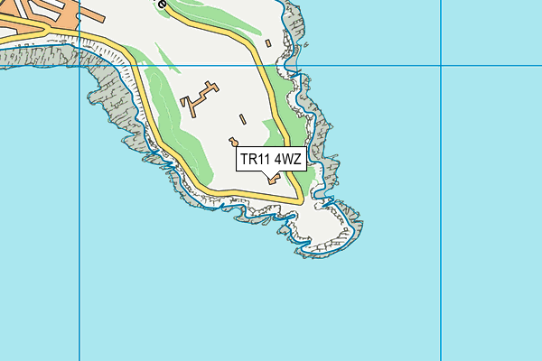 TR11 4WZ map - OS VectorMap District (Ordnance Survey) TR11 4WZ map - OS VectorMap District (Ordnance Survey)