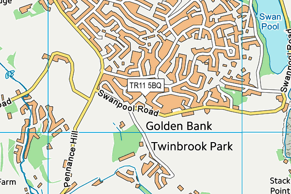 TR11 5BQ map - OS VectorMap District (Ordnance Survey) TR11 5BQ map - OS VectorMap District (Ordnance Survey)
