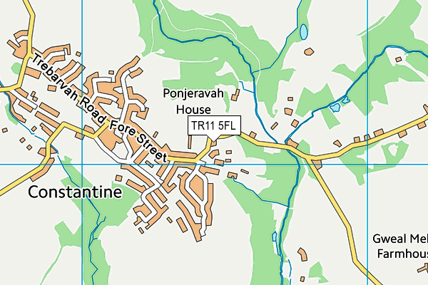 TR11 5FL map - OS VectorMap District (Ordnance Survey) TR11 5FL map - OS VectorMap District (Ordnance Survey)