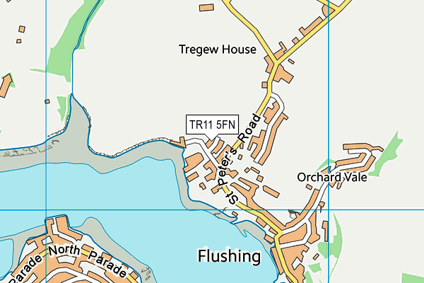 TR11 5FN map - OS VectorMap District (Ordnance Survey) TR11 5FN map - OS VectorMap District (Ordnance Survey)