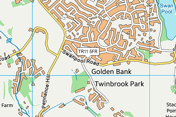 TR11 5FR map - OS VectorMap District (Ordnance Survey) TR11 5FR map - OS VectorMap District (Ordnance Survey)