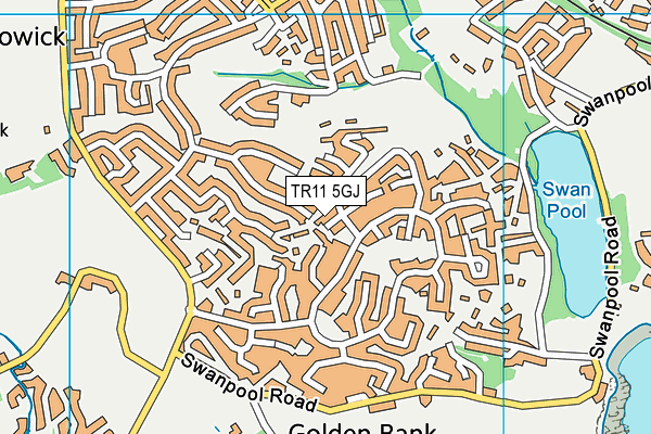 TR11 5GJ map - OS VectorMap District (Ordnance Survey) TR11 5GJ map - OS VectorMap District (Ordnance Survey)
