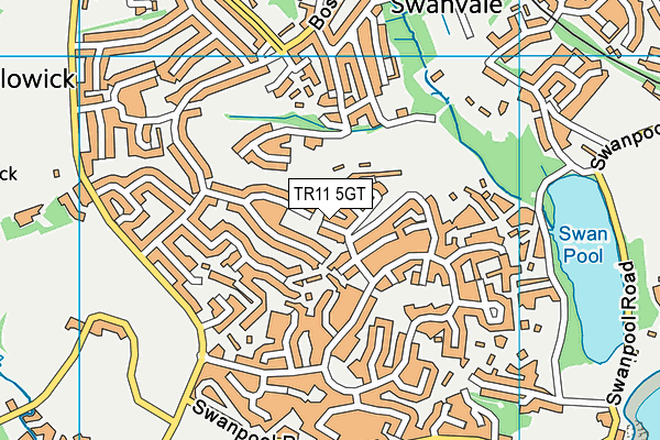 TR11 5GT map - OS VectorMap District (Ordnance Survey) TR11 5GT map - OS VectorMap District (Ordnance Survey)