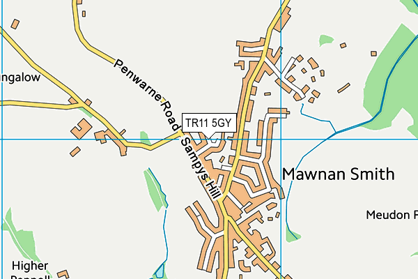 TR11 5GY map - OS VectorMap District (Ordnance Survey) TR11 5GY map - OS VectorMap District (Ordnance Survey)