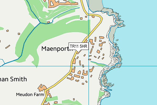 TR11 5HR map - OS VectorMap District (Ordnance Survey) TR11 5HR map - OS VectorMap District (Ordnance Survey)