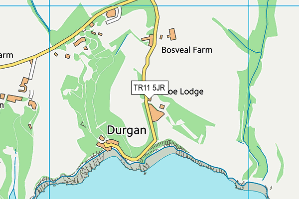 TR11 5JR map - OS VectorMap District (Ordnance Survey) TR11 5JR map - OS VectorMap District (Ordnance Survey)