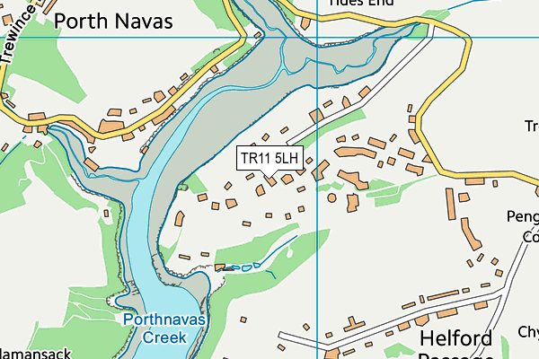 TR11 5LH map - OS VectorMap District (Ordnance Survey) TR11 5LH map - OS VectorMap District (Ordnance Survey)