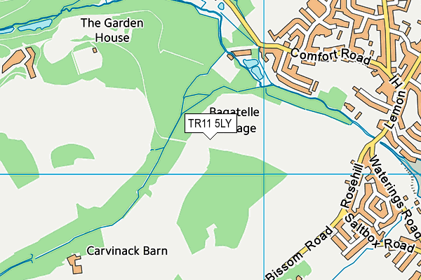 TR11 5LY map - OS VectorMap District (Ordnance Survey) TR11 5LY map - OS VectorMap District (Ordnance Survey)