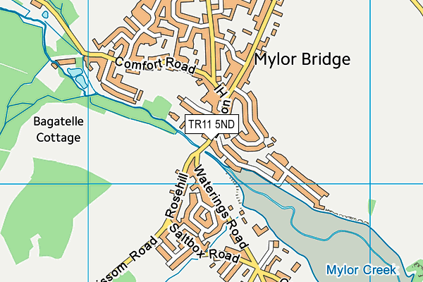 TR11 5ND map - OS VectorMap District (Ordnance Survey) TR11 5ND map - OS VectorMap District (Ordnance Survey)