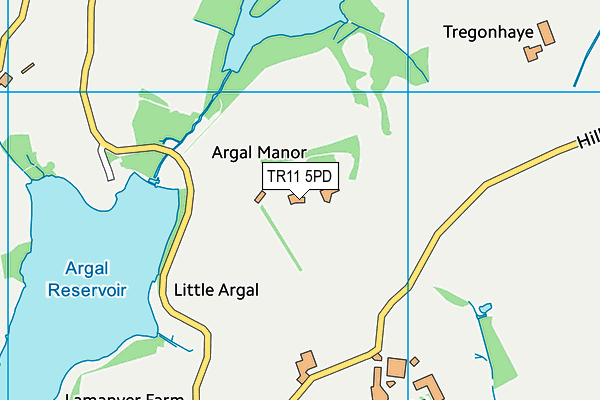 TR11 5PD map - OS VectorMap District (Ordnance Survey) TR11 5PD map - OS VectorMap District (Ordnance Survey)