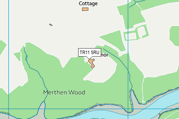 TR11 5RU map - OS VectorMap District (Ordnance Survey) TR11 5RU map - OS VectorMap District (Ordnance Survey)