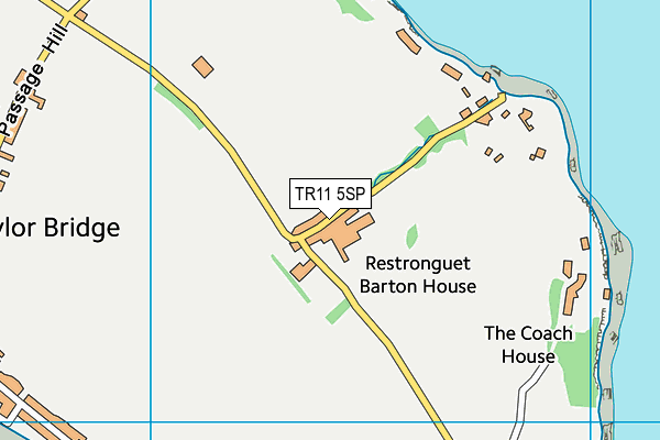 TR11 5SP map - OS VectorMap District (Ordnance Survey) TR11 5SP map - OS VectorMap District (Ordnance Survey)