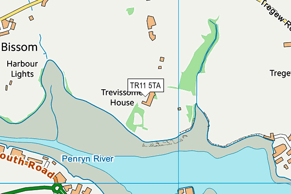 TR11 5TA map - OS VectorMap District (Ordnance Survey) TR11 5TA map - OS VectorMap District (Ordnance Survey)