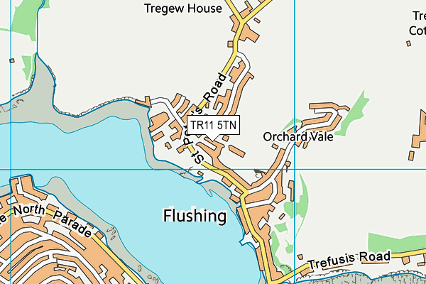 TR11 5TN map - OS VectorMap District (Ordnance Survey) TR11 5TN map - OS VectorMap District (Ordnance Survey)