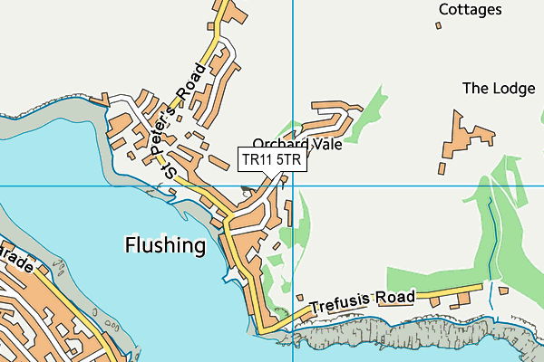 TR11 5TR map - OS VectorMap District (Ordnance Survey) TR11 5TR map - OS VectorMap District (Ordnance Survey)
