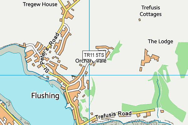 TR11 5TS map - OS VectorMap District (Ordnance Survey) TR11 5TS map - OS VectorMap District (Ordnance Survey)