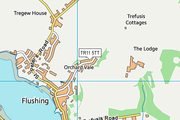 TR11 5TT map - OS VectorMap District (Ordnance Survey) TR11 5TT map - OS VectorMap District (Ordnance Survey)