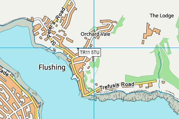 TR11 5TU map - OS VectorMap District (Ordnance Survey) TR11 5TU map - OS VectorMap District (Ordnance Survey)