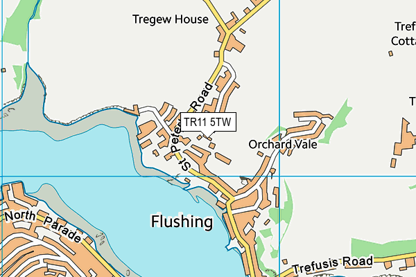 TR11 5TW map - OS VectorMap District (Ordnance Survey) TR11 5TW map - OS VectorMap District (Ordnance Survey)
