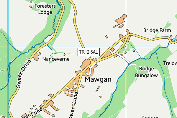 TR12 6AL map - OS VectorMap District (Ordnance Survey) TR12 6AL map - OS VectorMap District (Ordnance Survey)