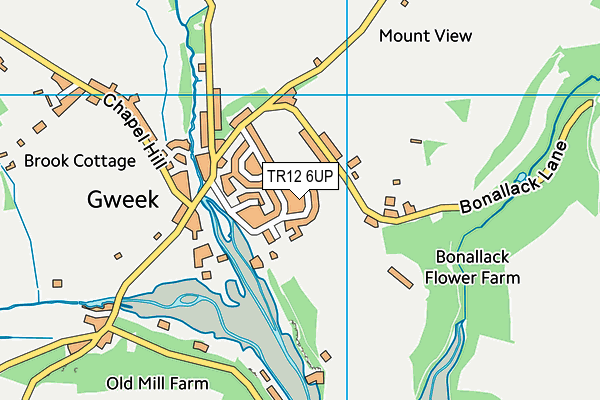 TR12 6UP map - OS VectorMap District (Ordnance Survey) TR12 6UP map - OS VectorMap District (Ordnance Survey)