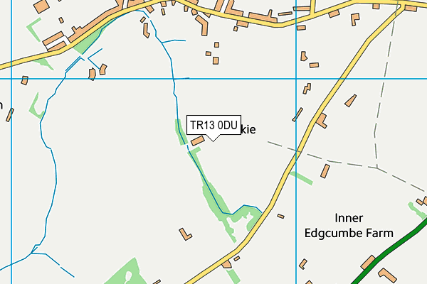 TR13 0DU map - OS VectorMap District (Ordnance Survey) TR13 0DU map - OS VectorMap District (Ordnance Survey)