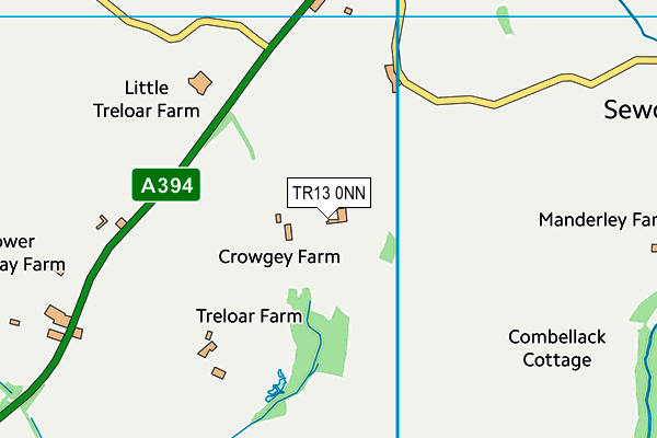 TR13 0NN map - OS VectorMap District (Ordnance Survey) TR13 0NN map - OS VectorMap District (Ordnance Survey)