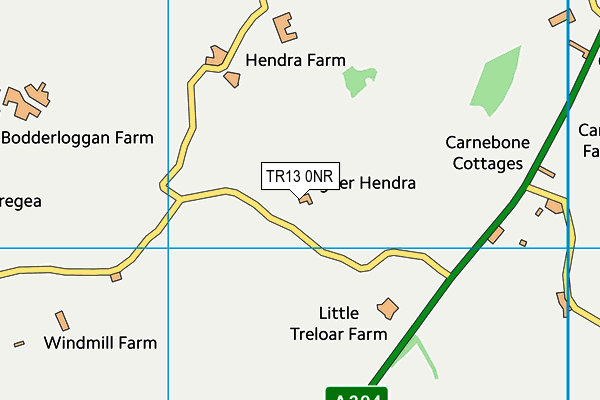 TR13 0NR map - OS VectorMap District (Ordnance Survey) TR13 0NR map - OS VectorMap District (Ordnance Survey)