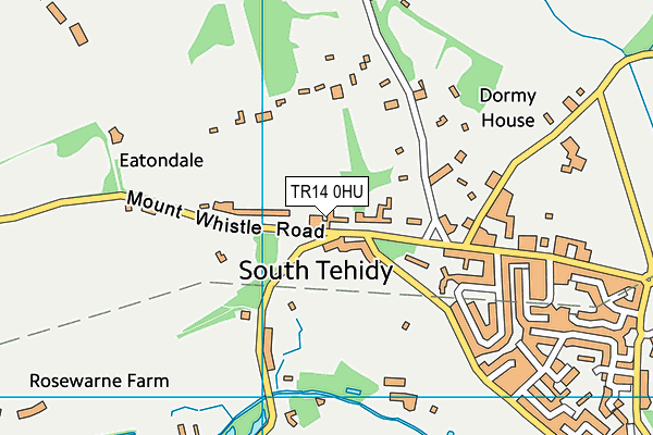 TR14 0HU map - OS VectorMap District (Ordnance Survey) TR14 0HU map - OS VectorMap District (Ordnance Survey)