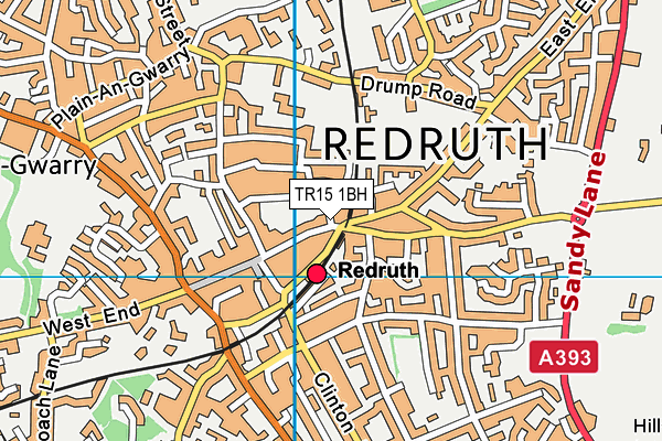 TR15 1BH map - OS VectorMap District (Ordnance Survey) TR15 1BH map - OS VectorMap District (Ordnance Survey)