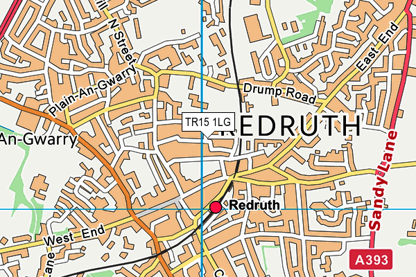 TR15 1LG map - OS VectorMap District (Ordnance Survey) TR15 1LG map - OS VectorMap District (Ordnance Survey)