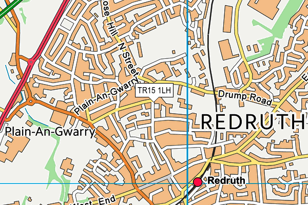 TR15 1LH map - OS VectorMap District (Ordnance Survey) TR15 1LH map - OS VectorMap District (Ordnance Survey)