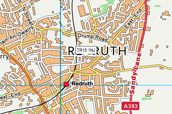 TR15 1NJ map - OS VectorMap District (Ordnance Survey) TR15 1NJ map - OS VectorMap District (Ordnance Survey)