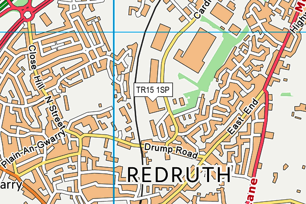TR15 1SP map - OS VectorMap District (Ordnance Survey) TR15 1SP map - OS VectorMap District (Ordnance Survey)
