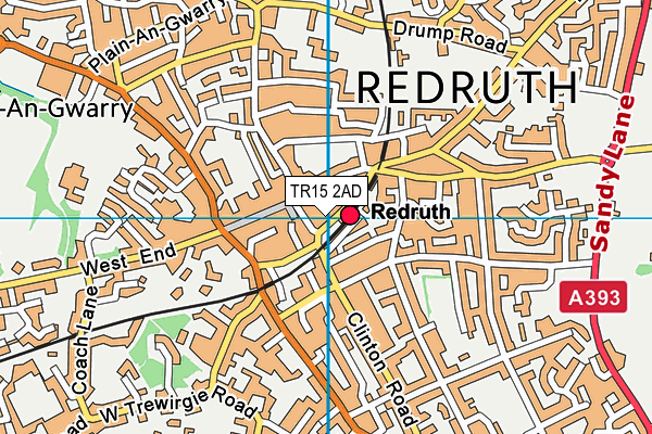 TR15 2AD map - OS VectorMap District (Ordnance Survey) TR15 2AD map - OS VectorMap District (Ordnance Survey)
