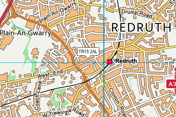 TR15 2AL map - OS VectorMap District (Ordnance Survey) TR15 2AL map - OS VectorMap District (Ordnance Survey)