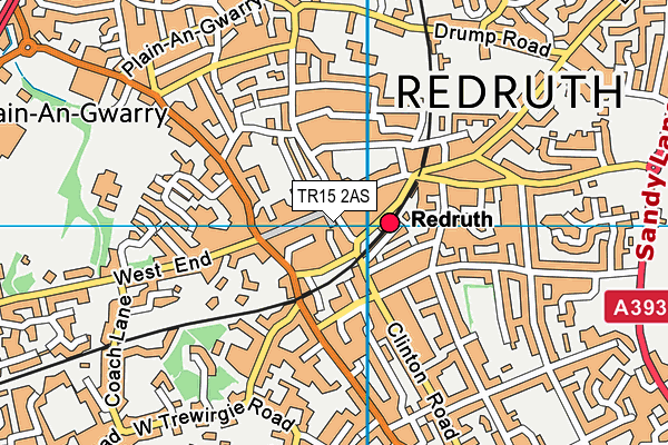 TR15 2AS map - OS VectorMap District (Ordnance Survey) TR15 2AS map - OS VectorMap District (Ordnance Survey)