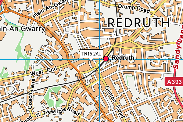 TR15 2AU map - OS VectorMap District (Ordnance Survey) TR15 2AU map - OS VectorMap District (Ordnance Survey)