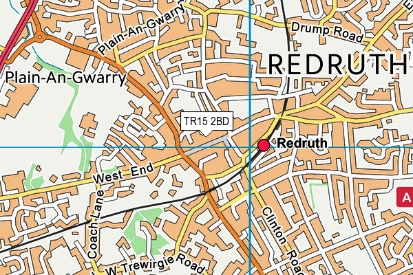 TR15 2BD map - OS VectorMap District (Ordnance Survey) TR15 2BD map - OS VectorMap District (Ordnance Survey)