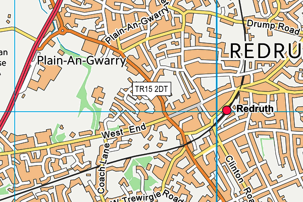 TR15 2DT map - OS VectorMap District (Ordnance Survey) TR15 2DT map - OS VectorMap District (Ordnance Survey)