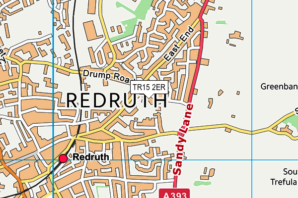 TR15 2ER map - OS VectorMap District (Ordnance Survey) TR15 2ER map - OS VectorMap District (Ordnance Survey)